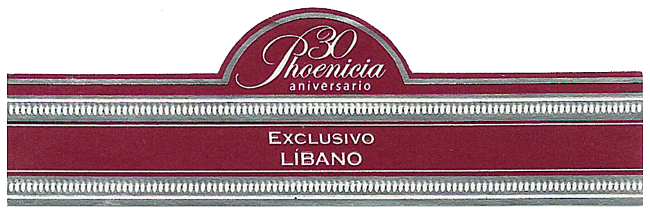 Phoenicia 30 Aniversario Regional Edition Band for Lebanon (<i>Libano</i>)